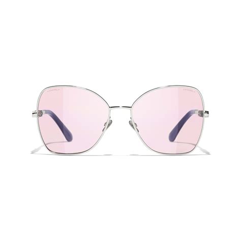 chanel 14v a42175 y02003|CHANEL Sunglasses: Butterfly Sunglasses, metal — Fashion.